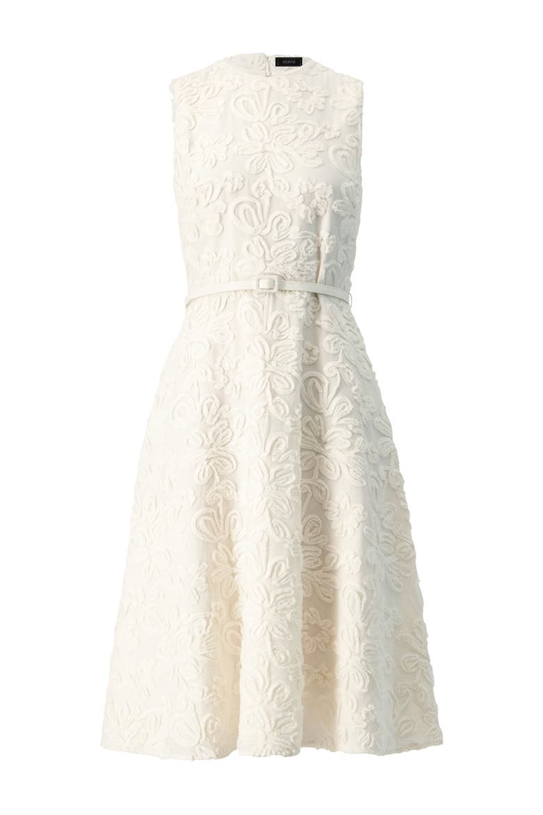 Sleeveless Midi Sheath Dress, Alternate, color, Ivory