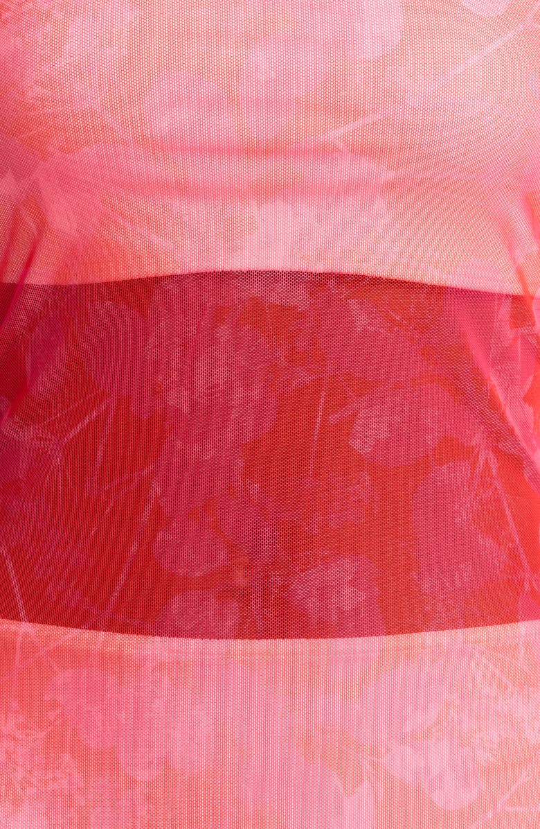 Hutch Grazi Sheer Mesh Cover-Up Dress, Alternate, color,