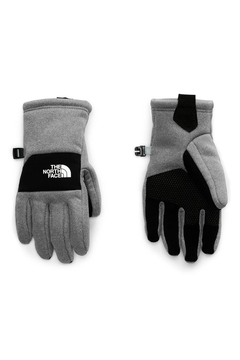 Kids' Sierra Etip™ Gloves, Alternate, color, TNF MEDIUM GREY HEATHER