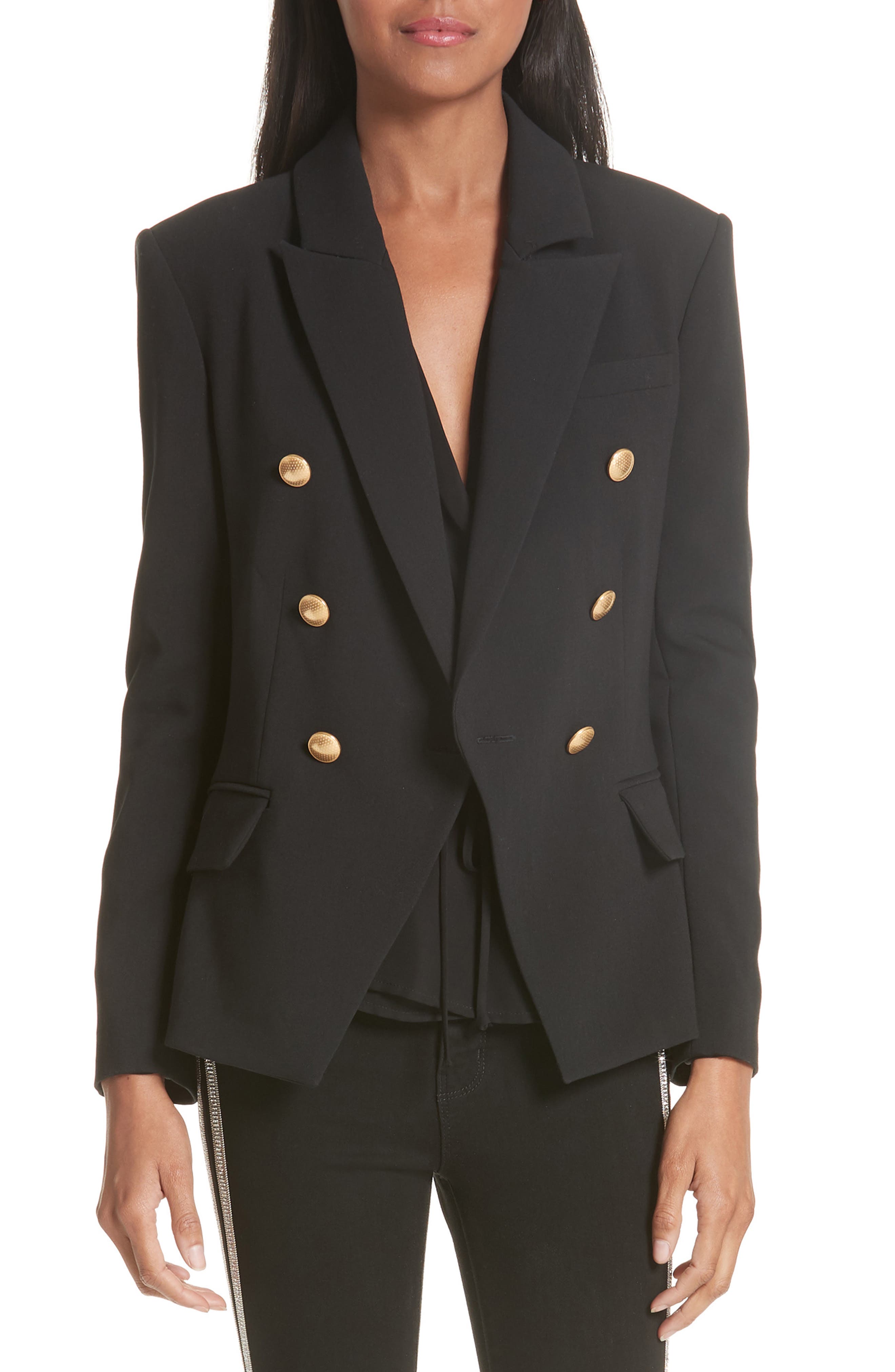 L'AGENCE Kenzie Double Breasted Blazer