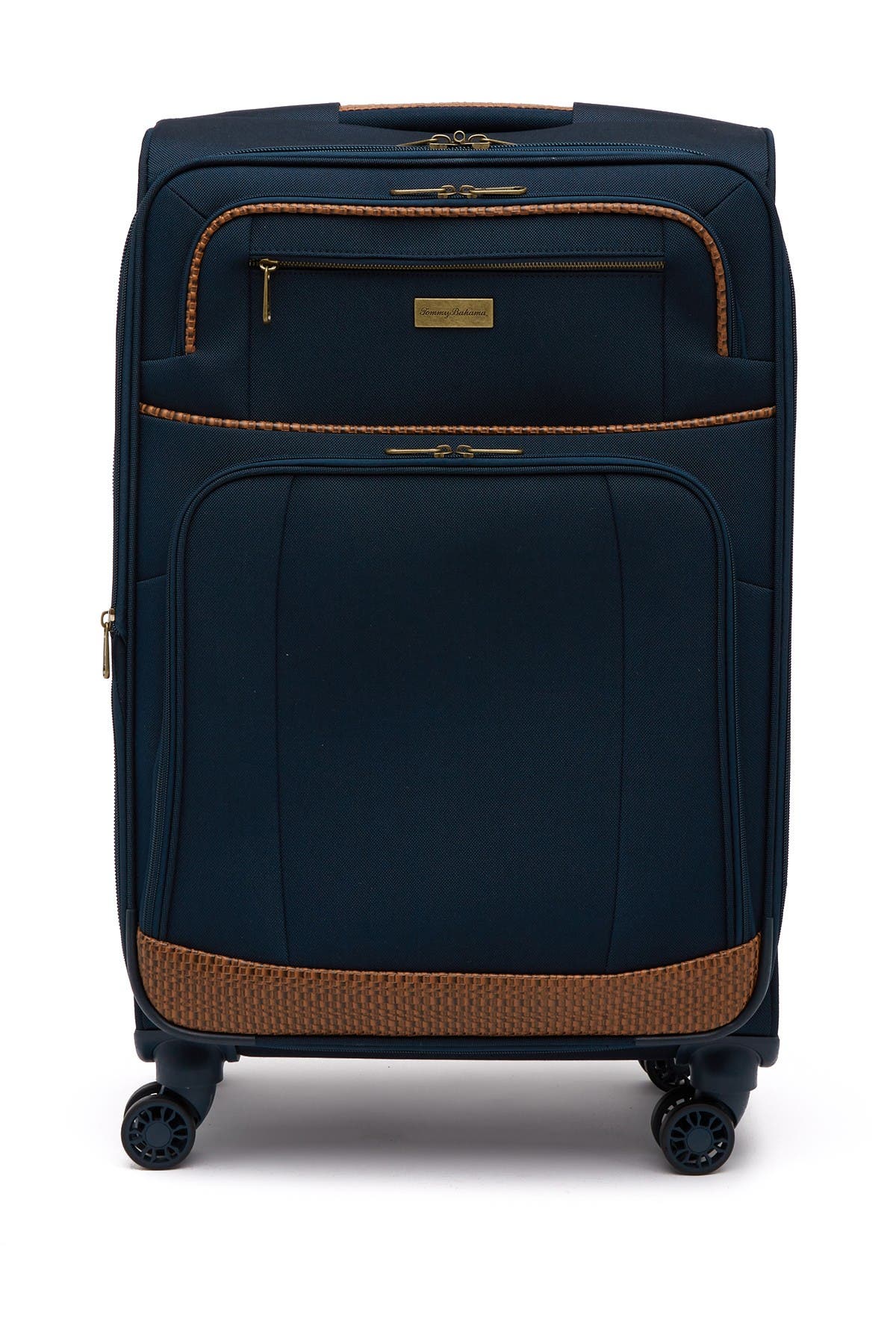 Tommy Bahama Mojito Twist 20" Expandable Spinner Suitcase, Main, color, 