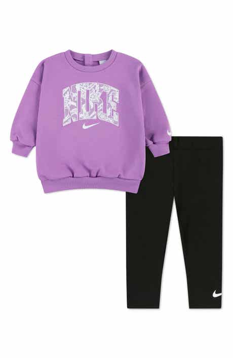 Lace It Up Fleece Sweatshirt & Knit Leggings Set