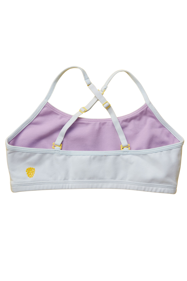 Ladybug Cotton Training Bra, Alternate, color, Heather Grey Mist