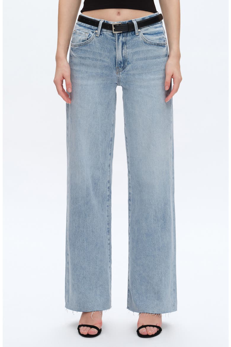 Kala High Waist Wide Leg Jeans, Main, color, SPARKLE