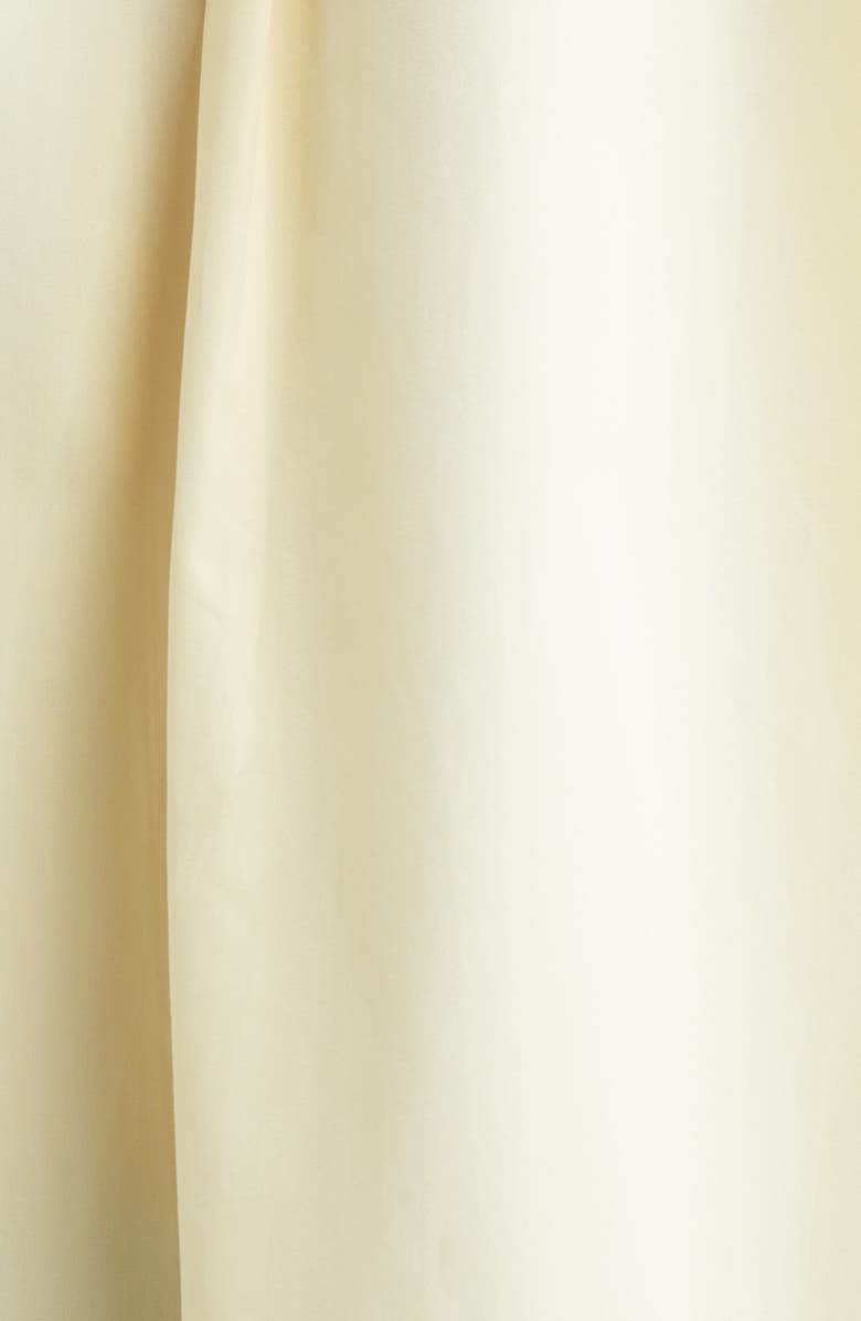 TOTEME Long Sleeve Organic Cotton Poplin Shirtdress, Alternate, color, Straw