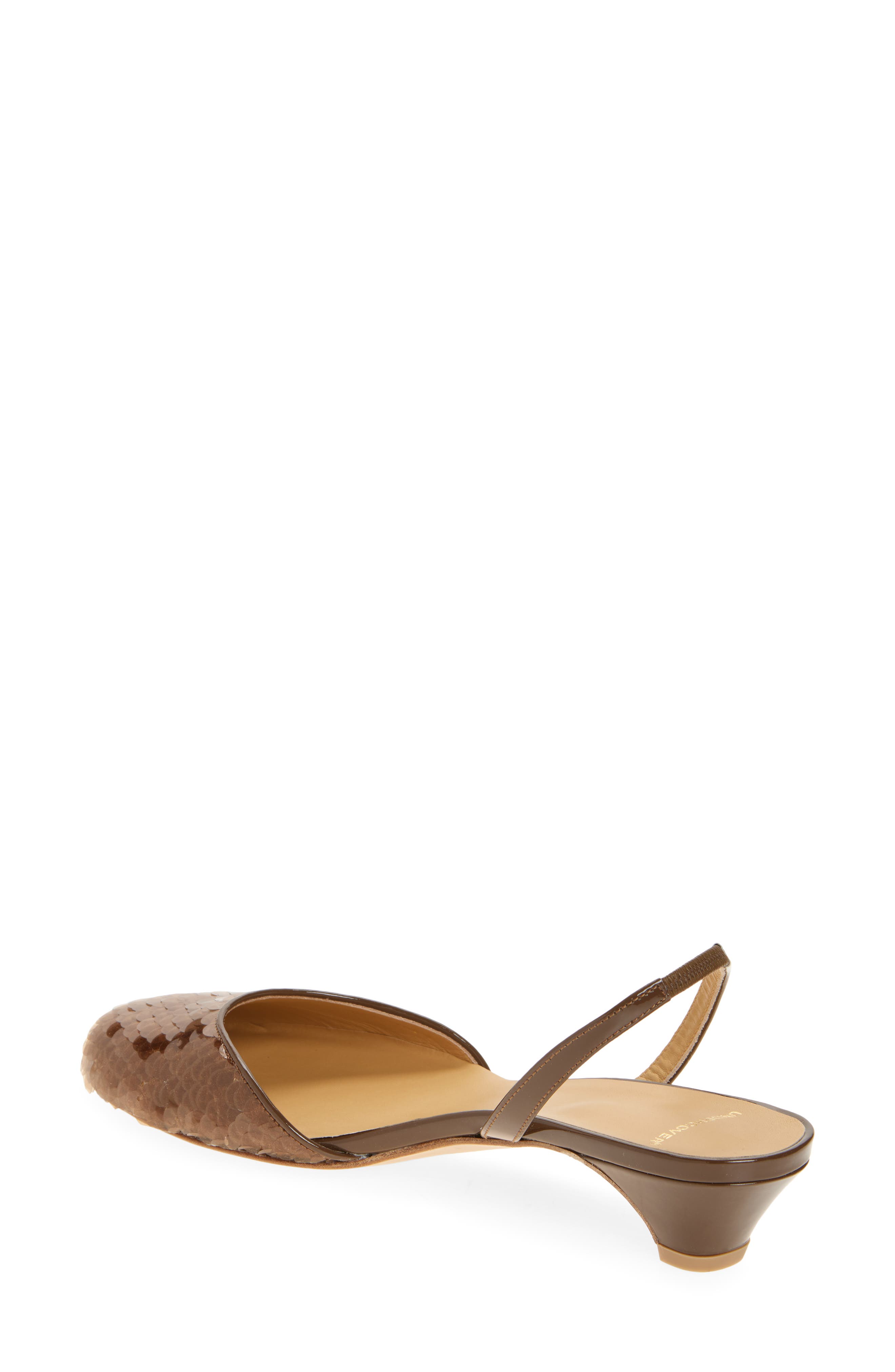 Undercover Paillette Slingback Pump, Alternate, color, Brown
