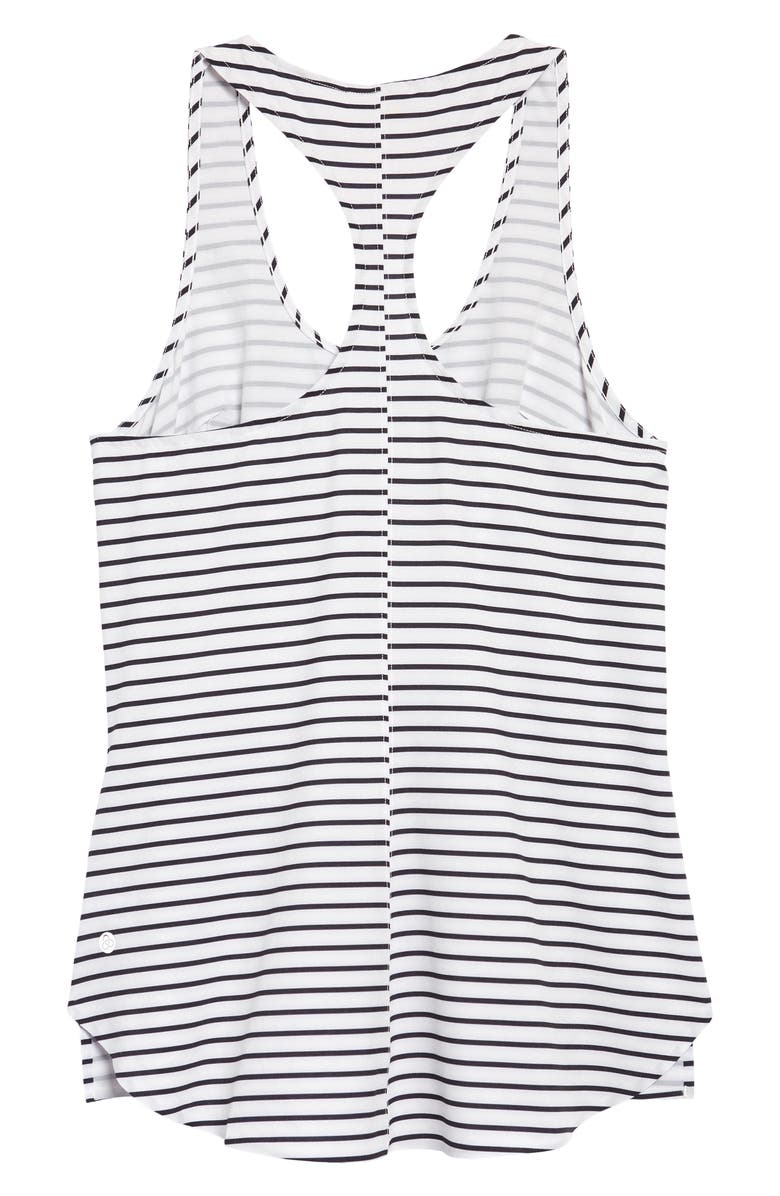 Zella Getaway Stripe Tank Top, Alternate, color, 