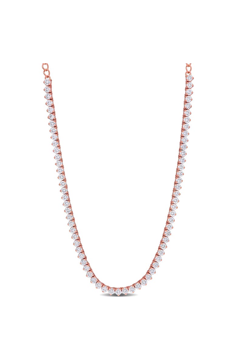 Julianna B. Lab-Grown Diamond Semi-Tennis Necklace 14k, Main, color, 