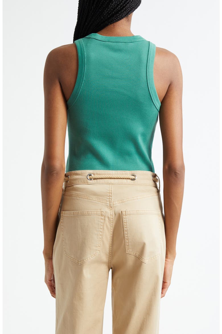 Jordyn Rib Crop Tank, Alternate, color, CLOVER