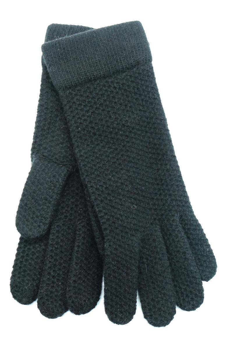 Portolano Cashmere Honeycomb Knit Gloves, Main, color, 