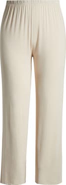 24seven Comfort Apparel Elastic Waist Stretch Flare Pants