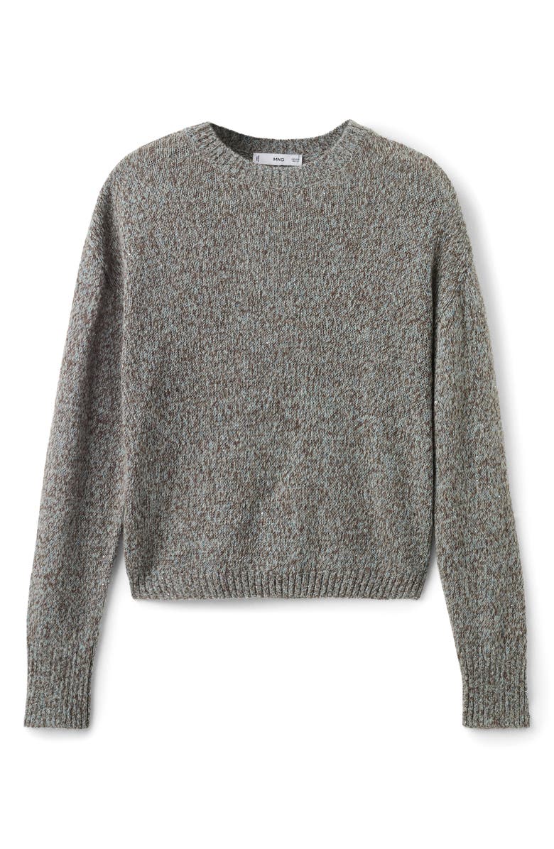 MANGO Metalllic Speckled Sweater, Alternate, color, 