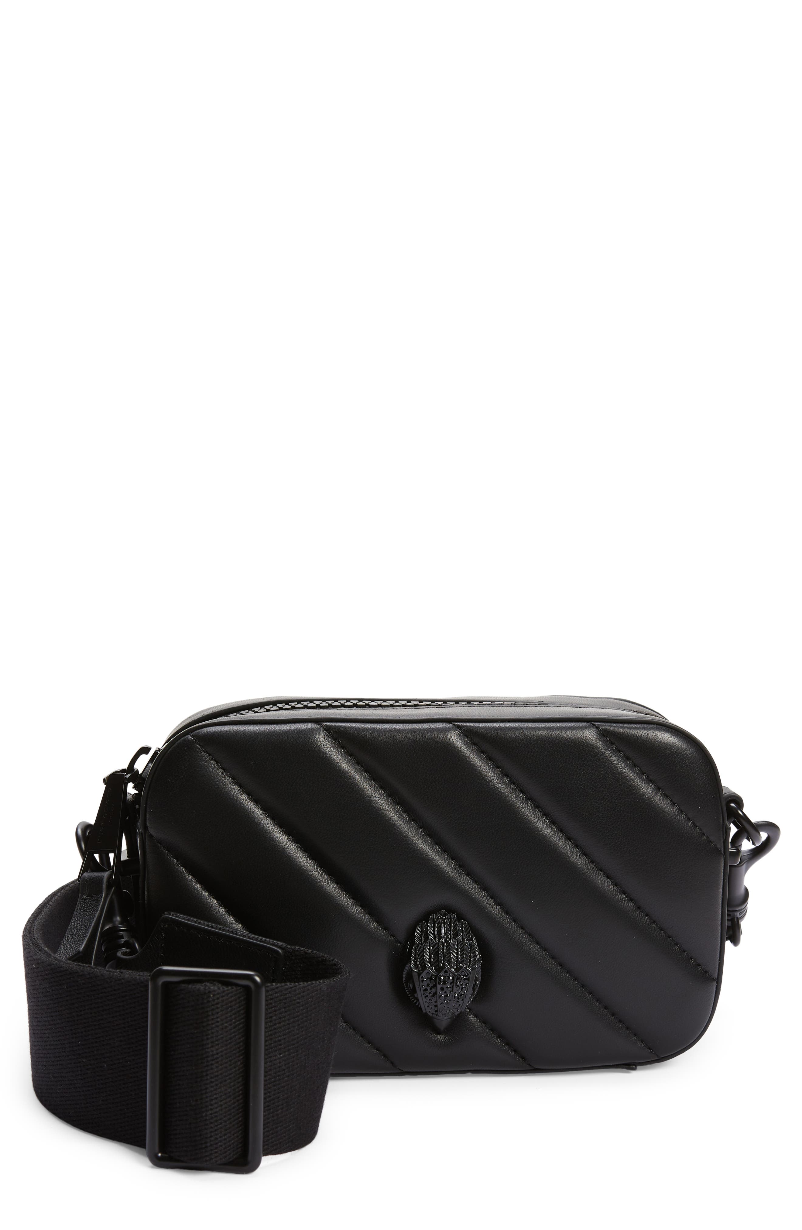 Soho Leather Camera Bag, Main, color, BLACK