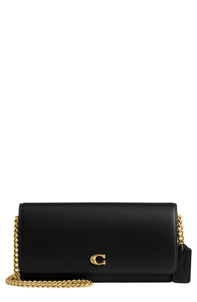 COACH Evie Long Wallet on a Chain, Main, color,