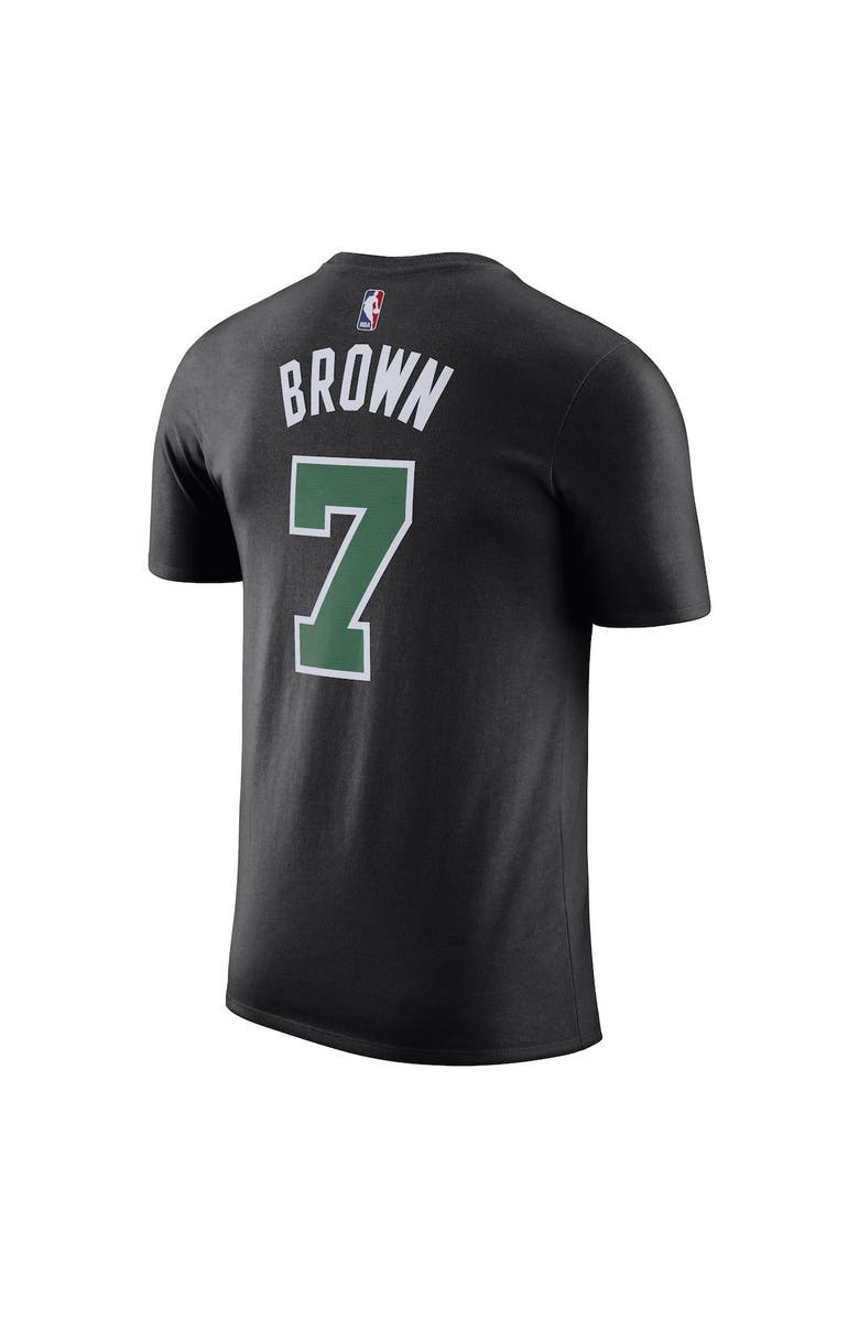 Jordan Brand Men's Jordan Brand Jaylen Brown Black Boston Celtics 2022/23 Statement Edition Name & Number T-Shirt, Alternate, color, Black