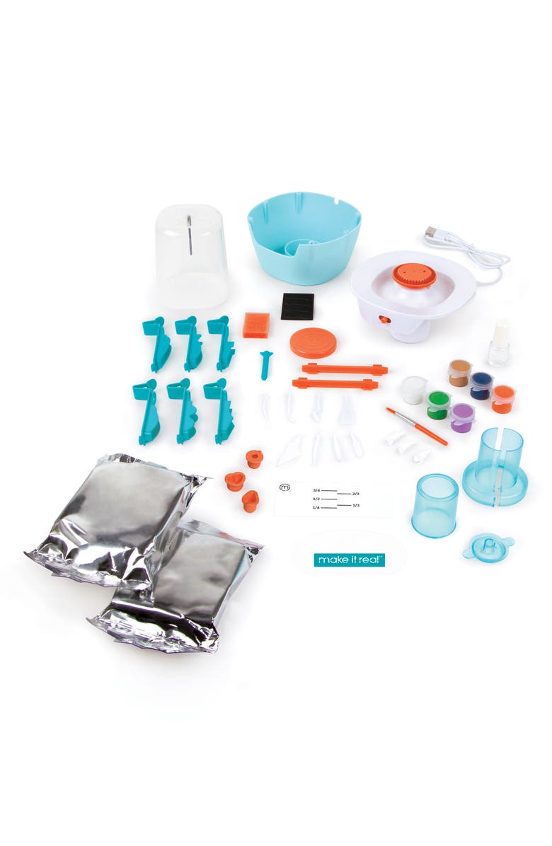 Make It Real Mini Pottery Studio Deluxe Set, Alternate, color, Assorted/Multi