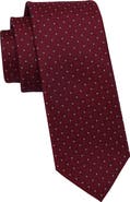 DKNY Textured Grid Dot Tie