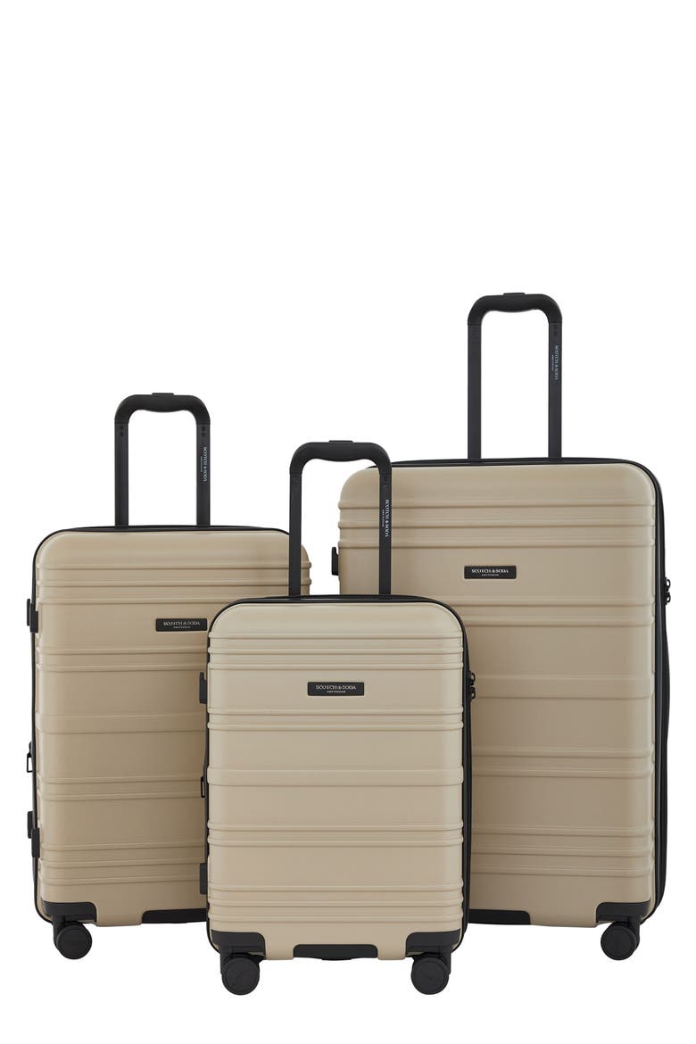 Rotterdam 3-Piece Luggage Set, Main, color, TRAVERTINE
