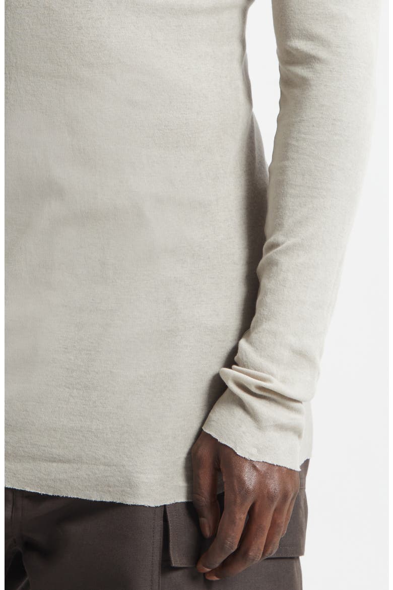 Long Sleeve Rib T-Shirt, Alternate, color, PEARL