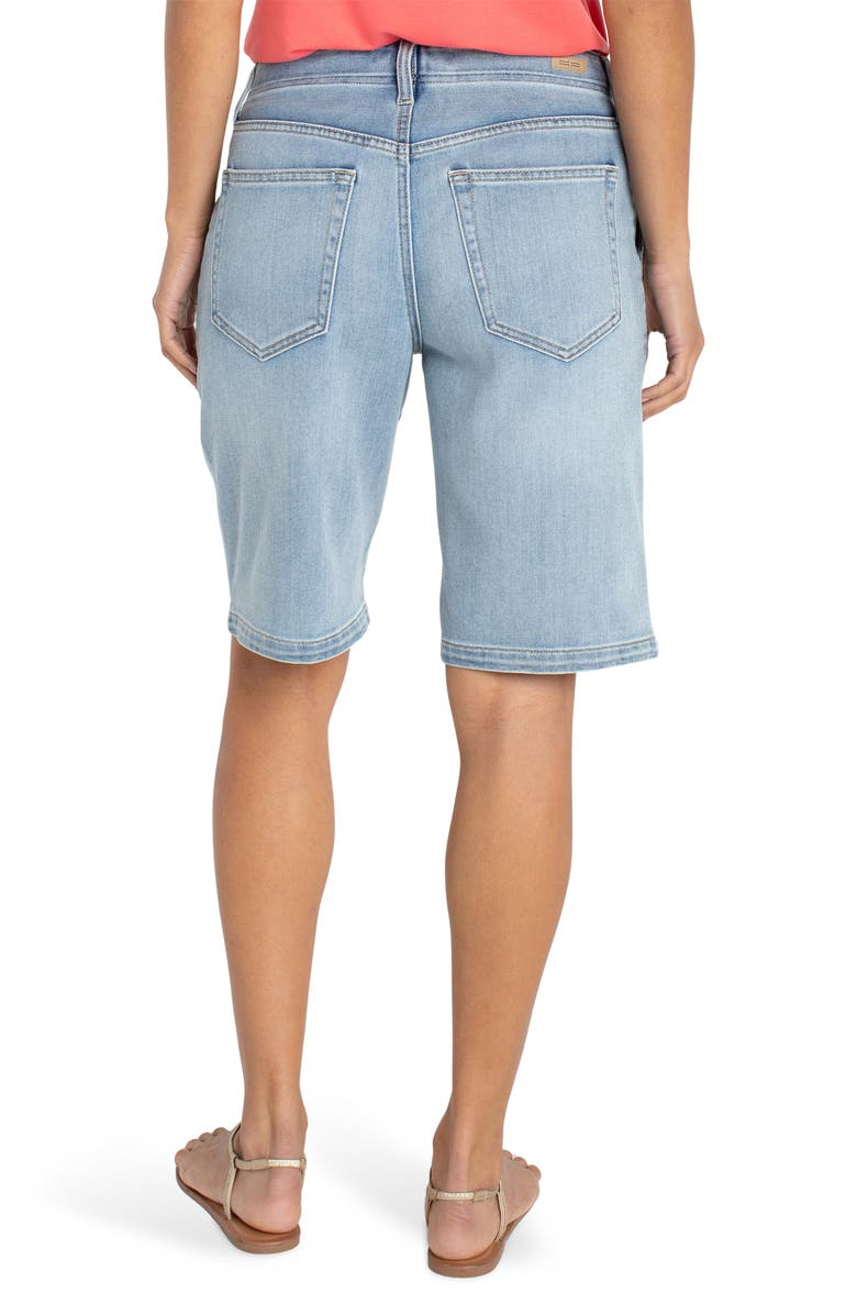 Liverpool Los Angeles Relaxed High Waist Denim Shorts, Alternate, color, 