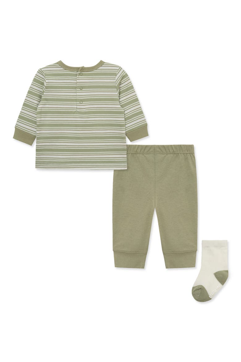 Kids' Dino 3-Piece Jogger Set, Alternate, color, GREEN
