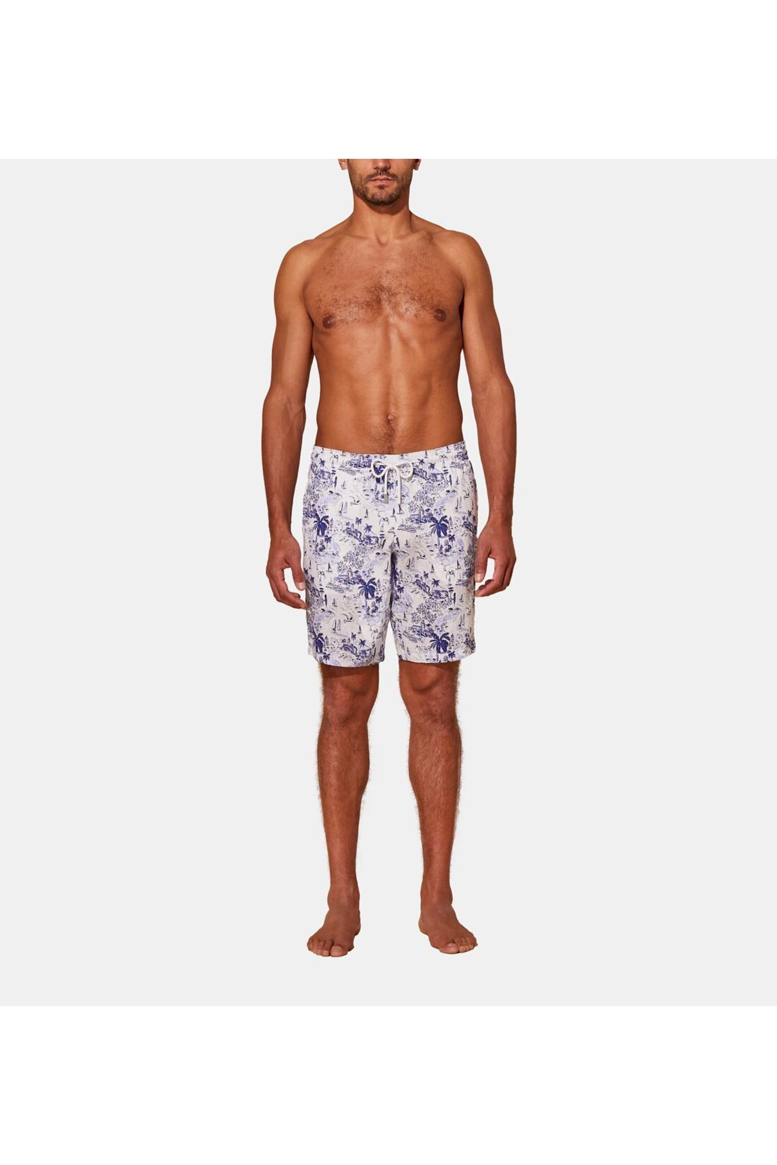 72 Riveira Vilebrequin Men's Riviera Linen Bermuda Shorts (Men) | Nordstrom