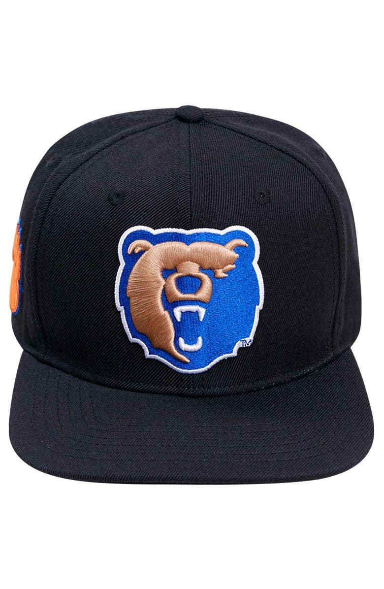 PRO STANDARD Men's Pro Standard Black Morgan State Bears Arch Over Logo Evergreen Snapback Hat, Alternate, color, 
