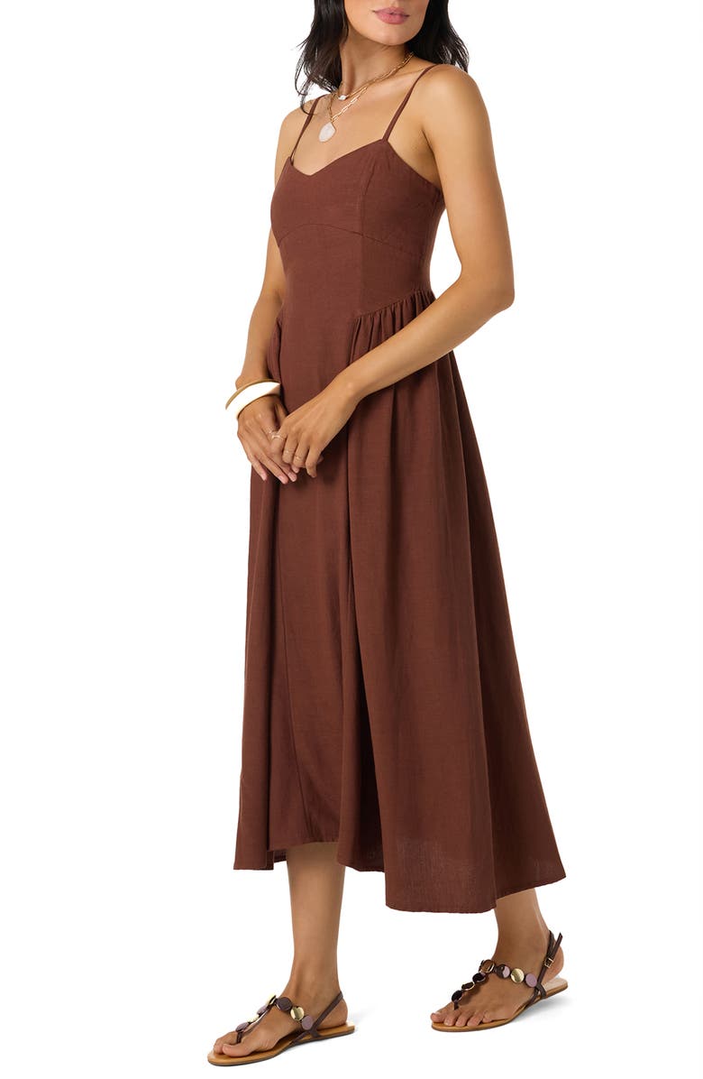 O'Neill Linden Sundress, Alternate, color, Coconut Brown