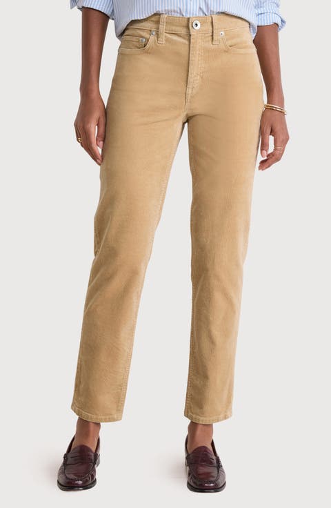 Women's Beige Straight-Leg Pants | Nordstrom