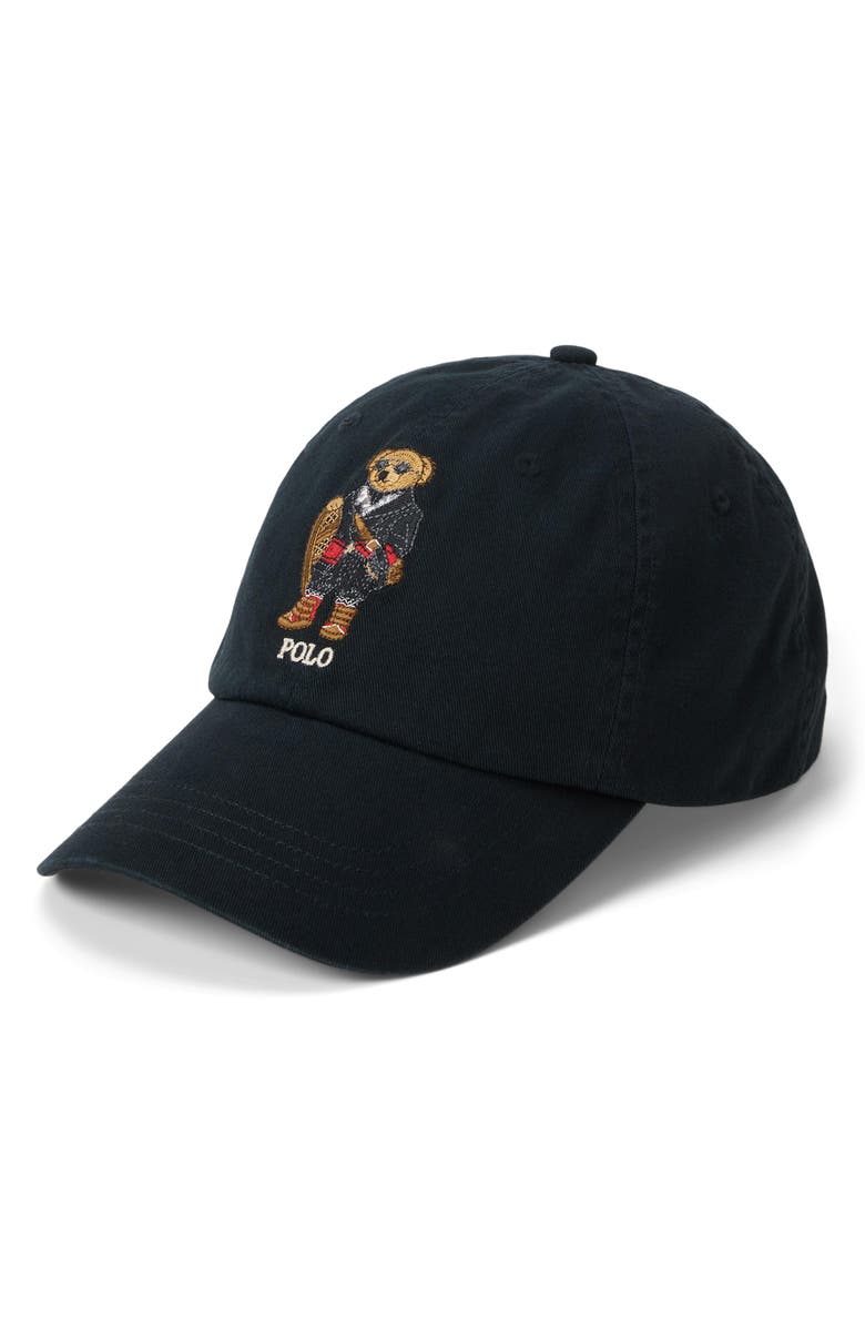 Polo Ralph Lauren Polo Bear Twill Baseball Hat, Main, color,