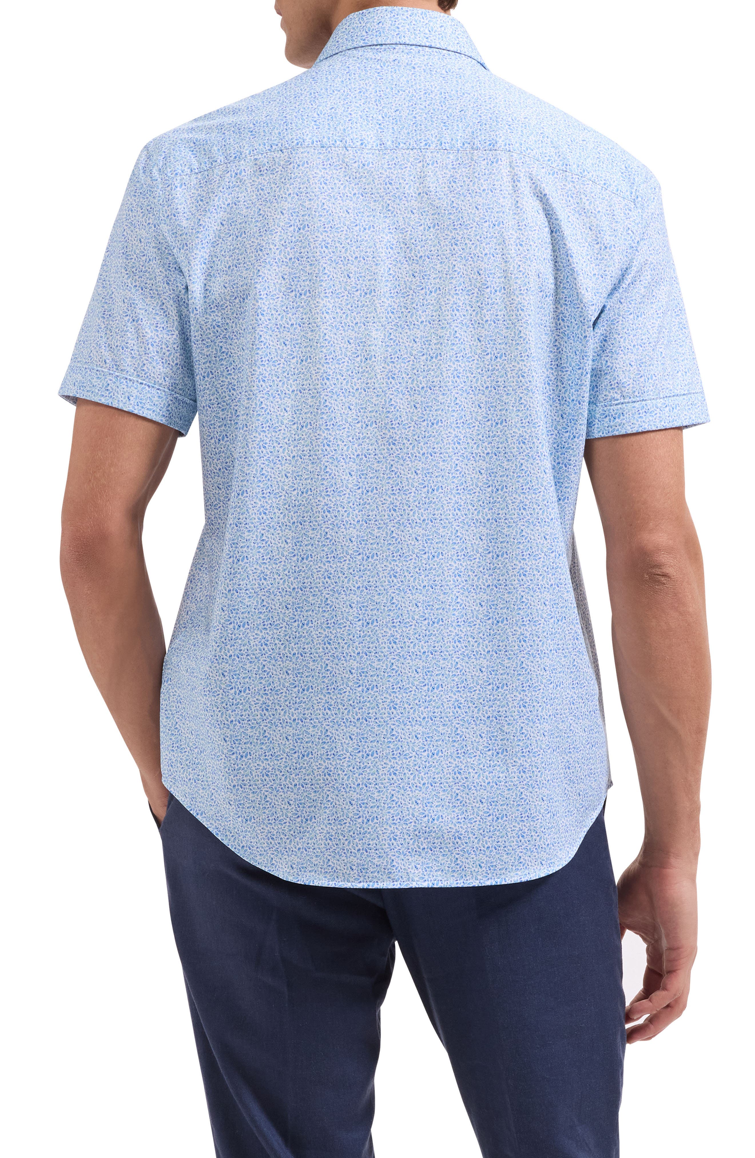 Miles OoohCotton Floral Short Sleeve Button-Up Shirt - image 2