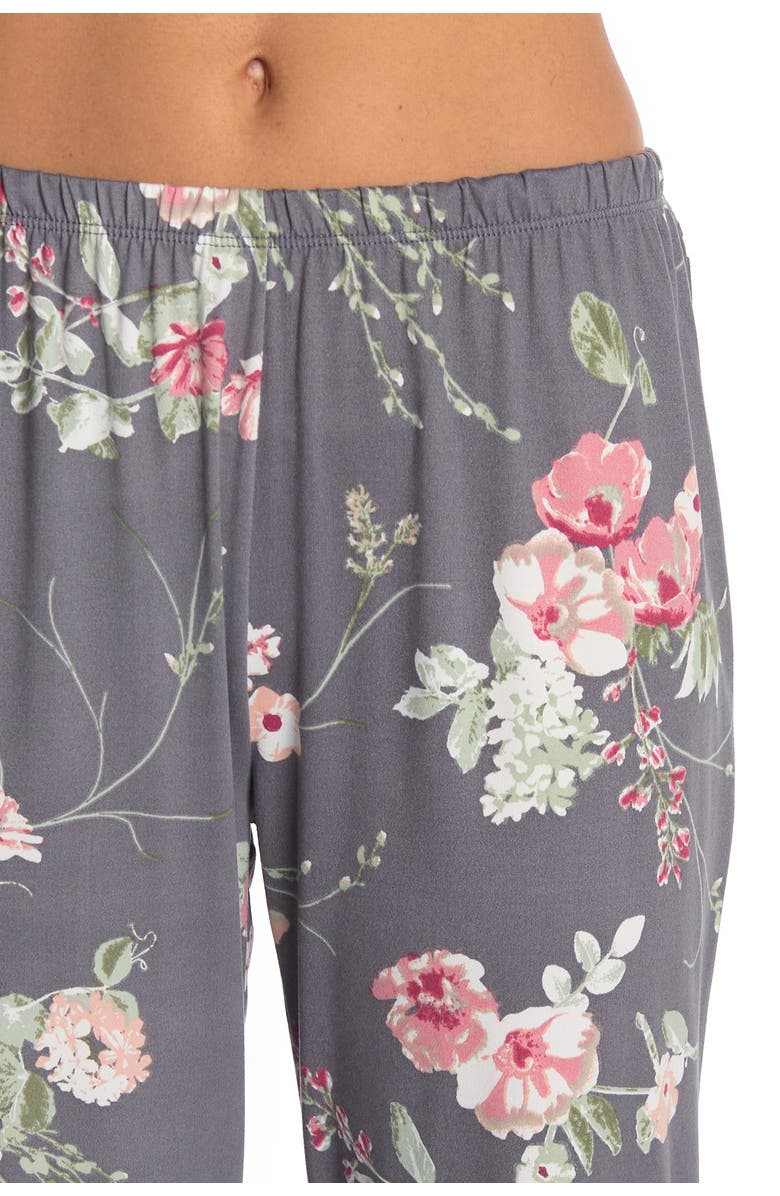 Flora Nikrooz Patricia Floral Long Sleeve Shirt & Pants 2-Piece Pajama Set, Alternate, color,