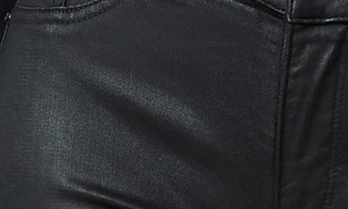 Dl1961 Florence Instasculpt Coated Skinny Jeans In Black