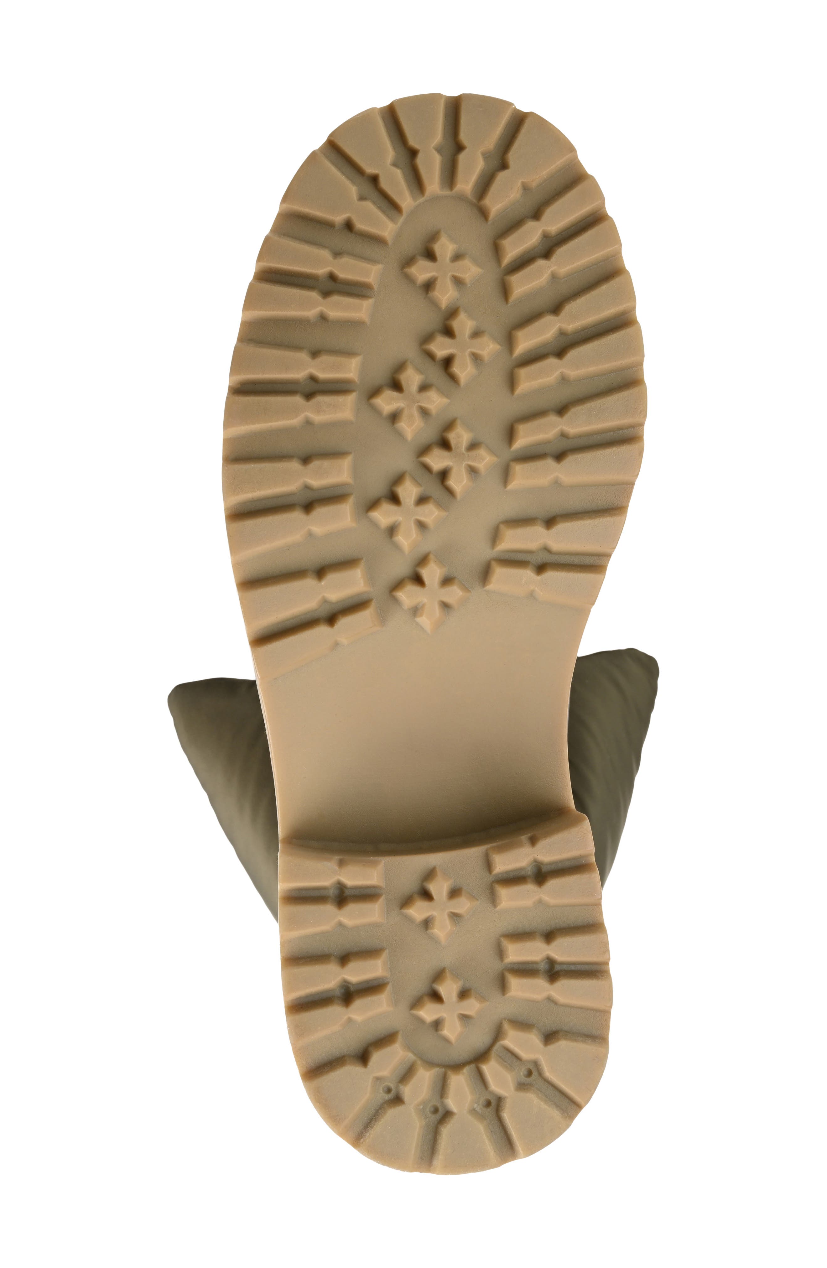 Irrah Faux Leather Lug Sole Boot, Alternate, color, OLIVE
