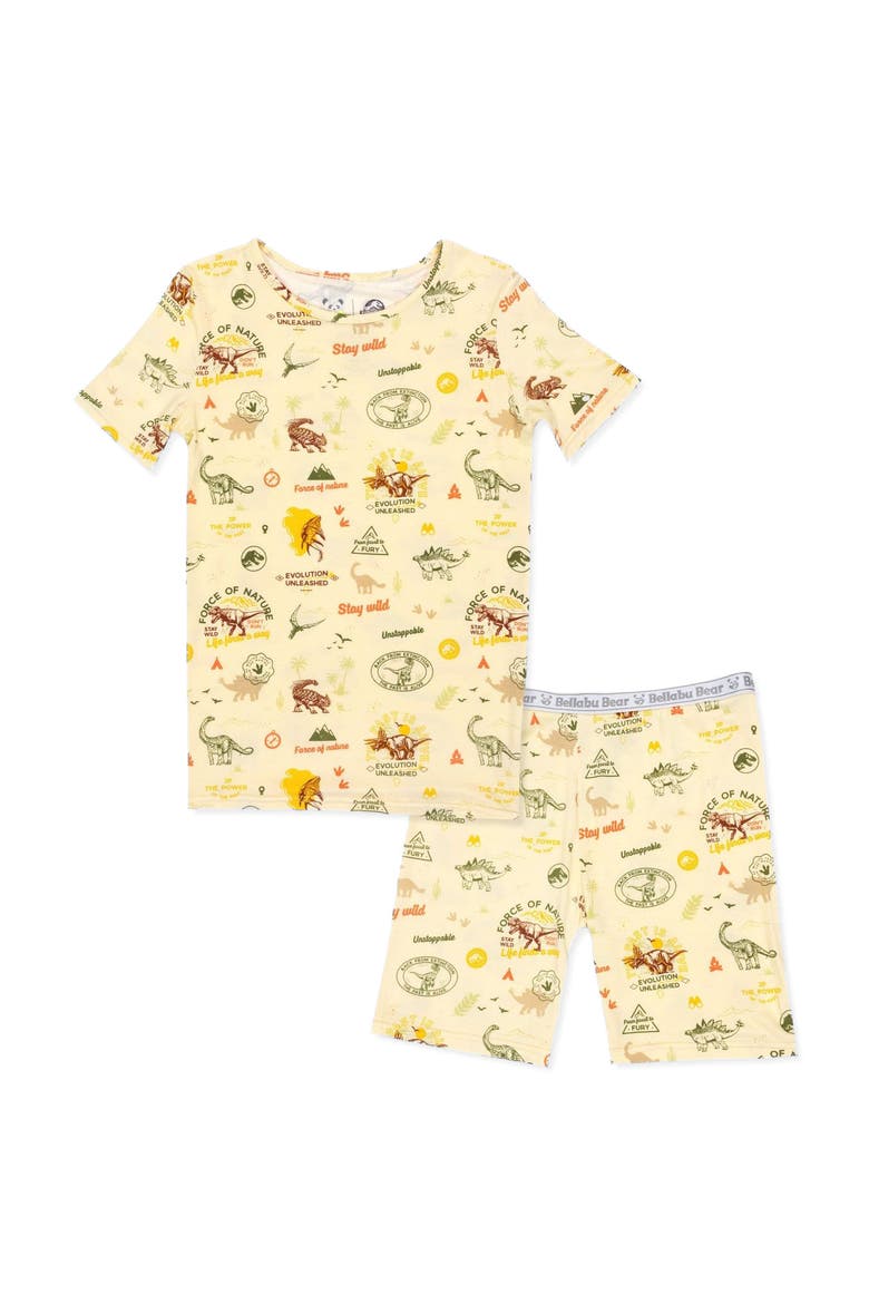 Jurassic Park Origins Kids 2-Piece Short Sleeve & Shorts Pajama Set, Main, color, Jurassic Park: Origins