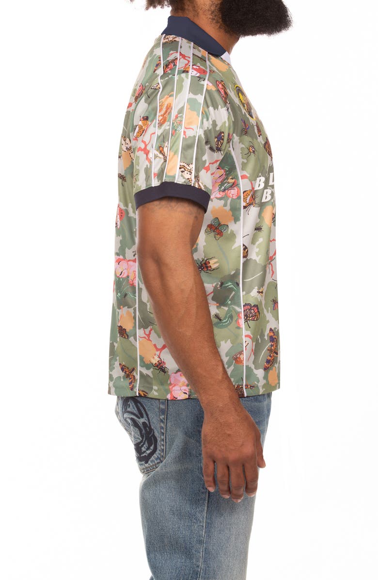 Billionaire Boys Club Striker Graphic Polo, Alternate, color, Pale Marigold