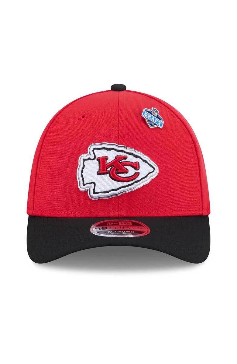 New Era Men's New Era Red/Black Kansas City Chiefs 2026 NFL Draft 39THIRTY M-Crown Flex Hat, Alternate, color, Red