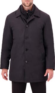 Victor Emmanuel Removable Mock Neck Water Resistant Jacket