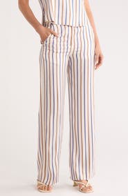 Veronica Beard Girgore Stripe Wide Leg Pants