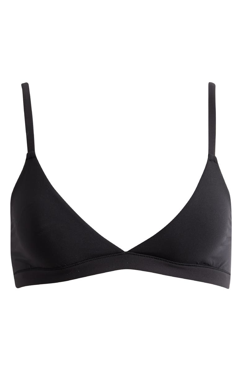 SKIMS Fits Everybody Triangle Bralette, Alternate, color, Onyx