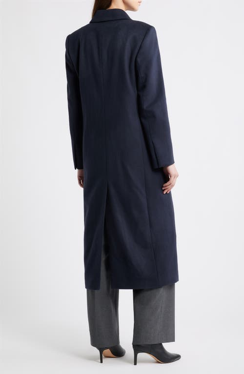 Hugo Boss Boss Callafy Cashmere Coat In Blue