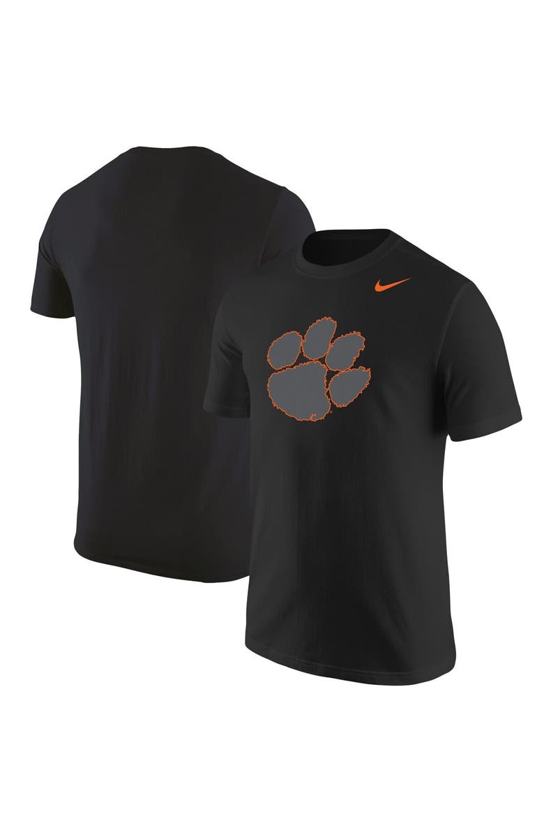 Nike Men's Nike Black Clemson Tigers Logo Color Pop T-Shirt, Main, color, 