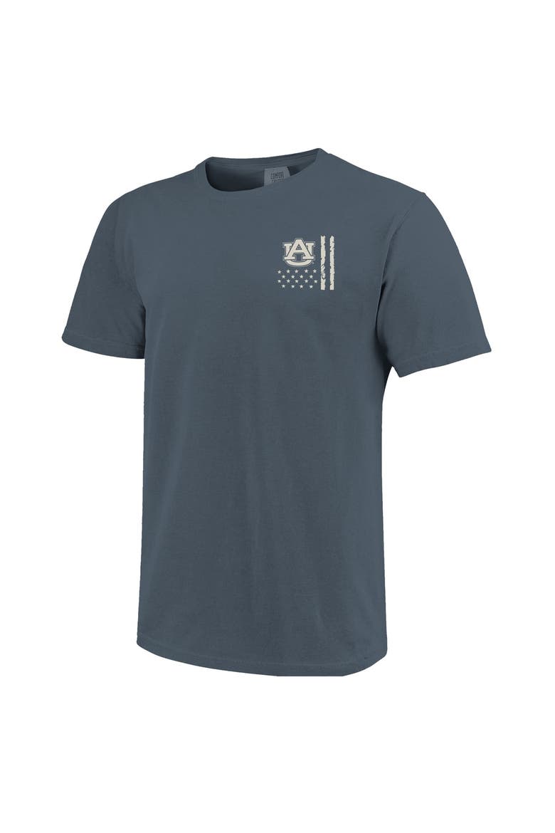 Men's  Navy Auburn Tigers Comfort Colors OHT Camo Overlay T-Shirt, Alternate, color, Navy