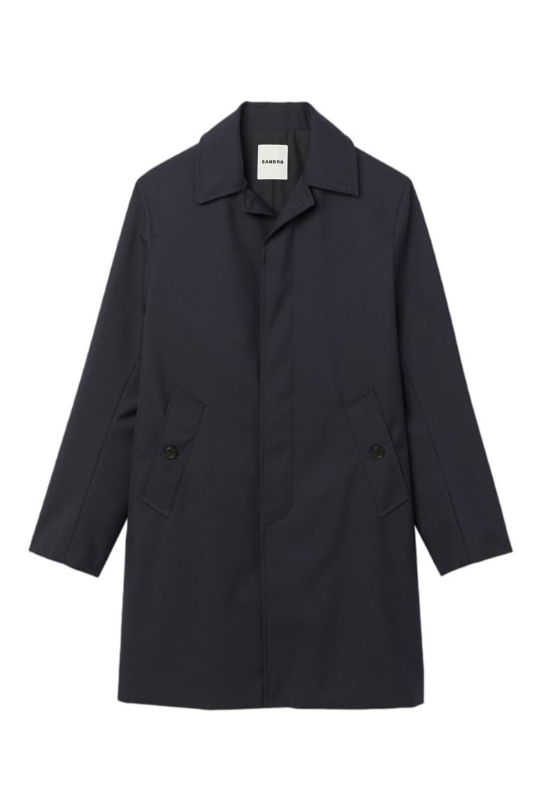 Waterproof raincoat, Main, color, MARINE