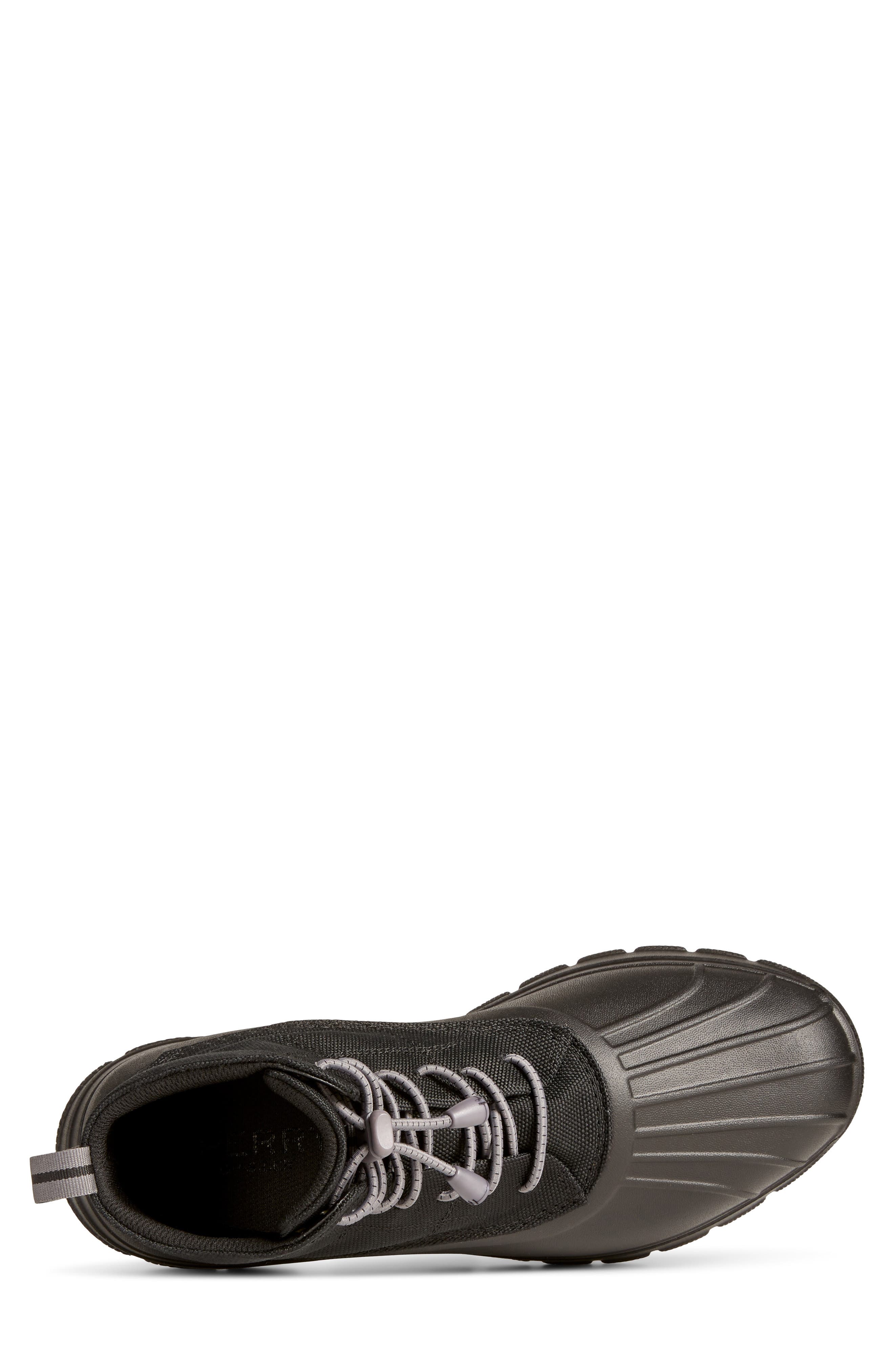 Sperry Float Lace-Up SeaCycled<sup>™</sup> Duck Boot, Alternate, color, Black