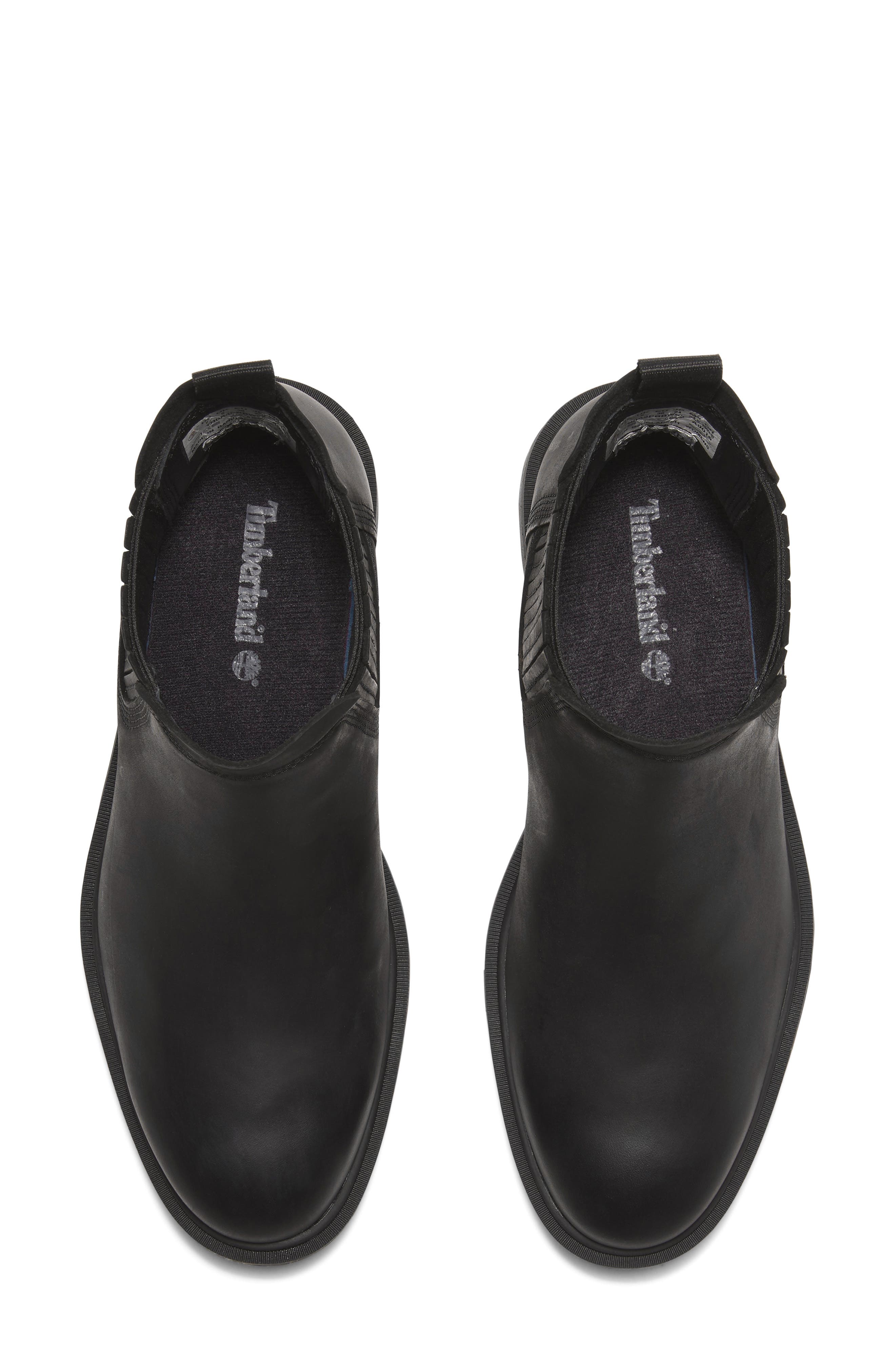 Timberland Brimfield Chelsea Boot, Alternate, color, Black Full Grain