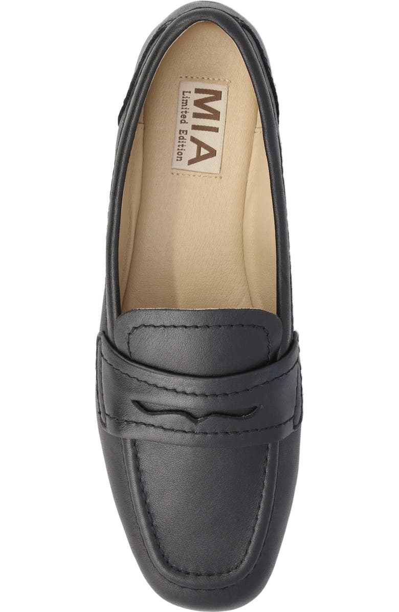 MIA Bahar Penny Loafer, Alternate, color, Black Calf