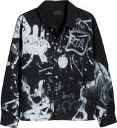 RtA Norris Graffiti Shirt Jacket