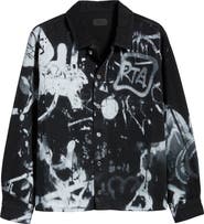 RtA Norris Graffiti Shirt Jacket