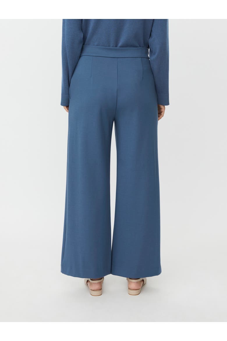 MaPaxora Cropped Wide Leg Pants, Alternate, color, Ensign Blue